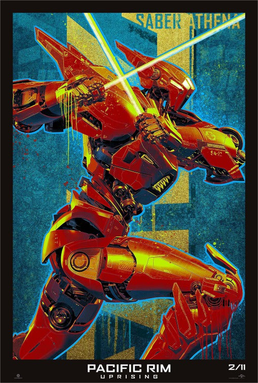 1000 piece jigsaw puzzle for the movie poster: Pacific Rim Uprising (2018) ver39