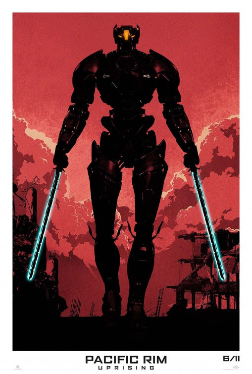 1000 piece jigsaw puzzle for the movie poster: Pacific Rim Uprising (2018) ver43