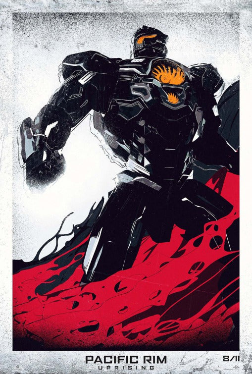 1000 piece jigsaw puzzle for the movie poster: Pacific Rim Uprising (2018) ver45
