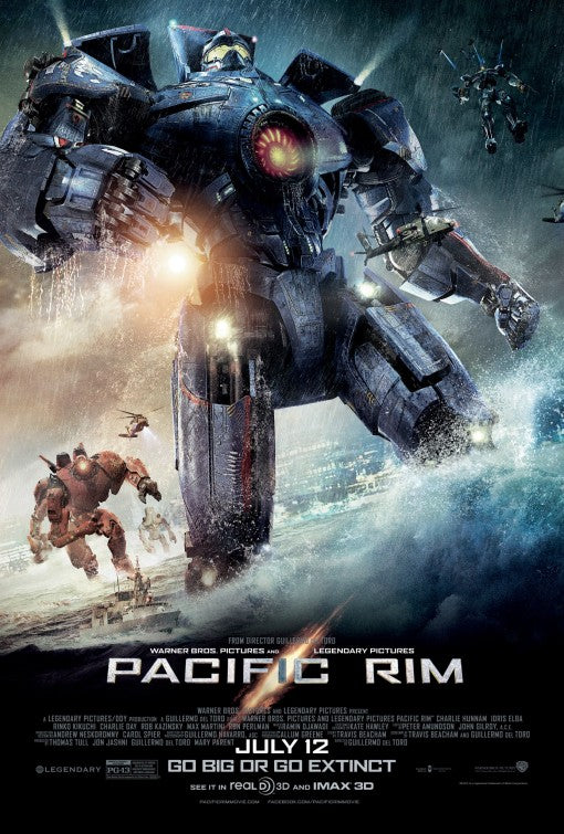 1000 piece jigsaw puzzle for the movie poster: Pacific Rim (2013) ver12