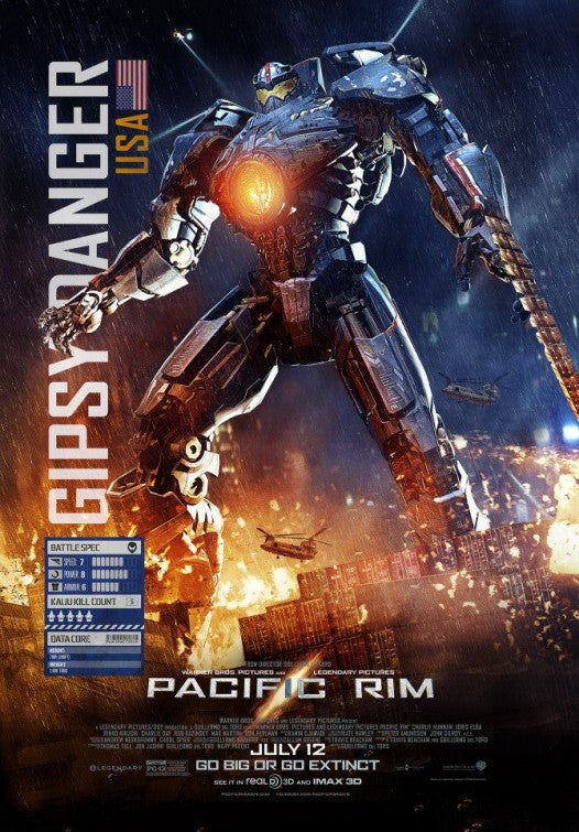 1000 piece jigsaw puzzle for the movie poster: Pacific Rim (2013) ver19