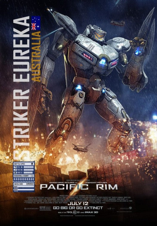 1000 piece jigsaw puzzle for the movie poster: Pacific Rim (2013) ver21