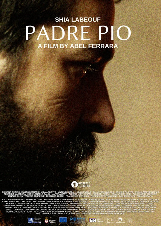 1000 piece jigsaw puzzle for the movie poster: Padre Pio (2023)