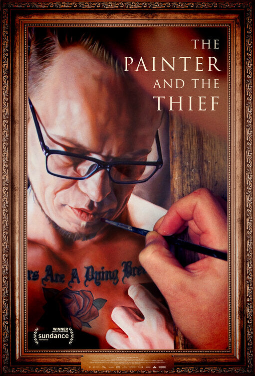1000 piece jigsaw puzzle for the movie poster: The Painter and the Thief (2020)