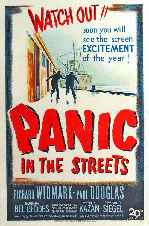 the movie poster: Panic in the Streets (1950)