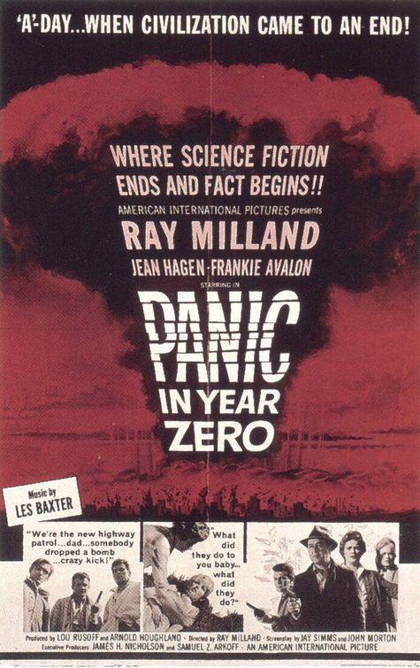 the movie poster: Panic in Year Zero! (1962)