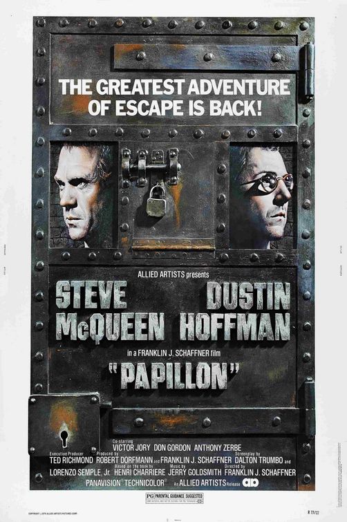 the movie poster: Papillon (1973) ver2