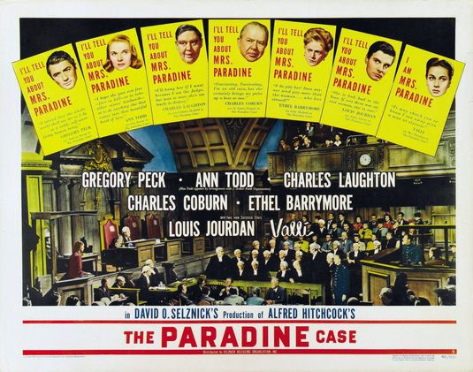 the movie poster: The Paradine Case (1947) ver2