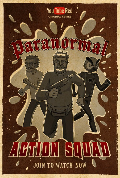 1000 piece jigsaw puzzle for tv poster: Paranormal Action Squad, ver10