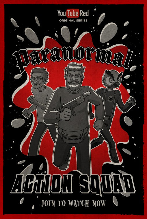 1000 piece jigsaw puzzle for tv poster: Paranormal Action Squad, ver11