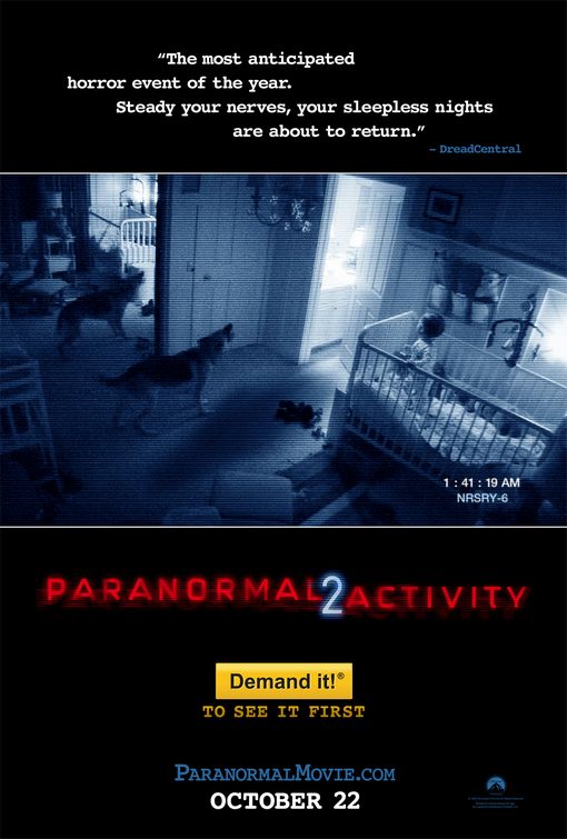1000 piece jigsaw puzzle for the movie poster: Paranormal Activity 2 (2010)