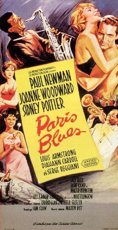 the movie poster: Paris Blues (1961) ver2