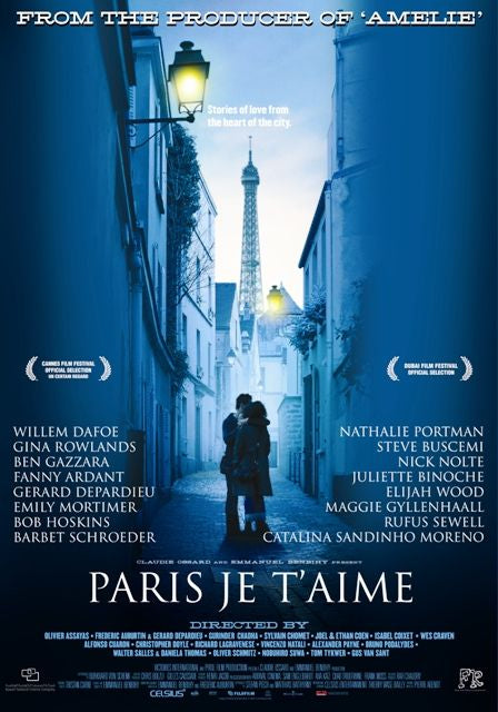 the movie poster: Paris, Je T'aime (2007) ver6