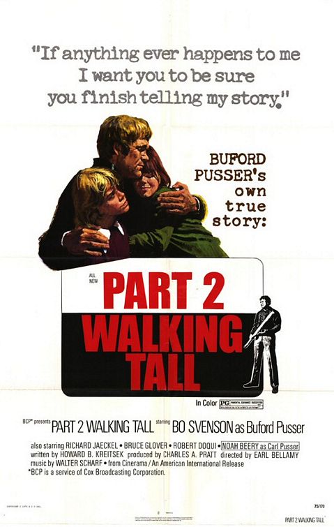 the movie poster: Part 2 Walking Tall (1975)