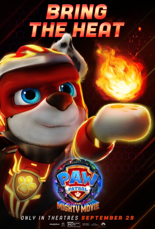 1000 piece jigsaw puzzle for the movie poster: PAW Patrol: The Mighty Movie (2023) ver6