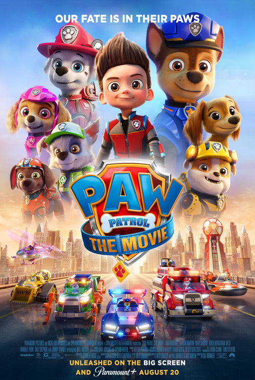1000 piece jigsaw puzzle for the movie poster: PAW Patrol: The Movie (2021)