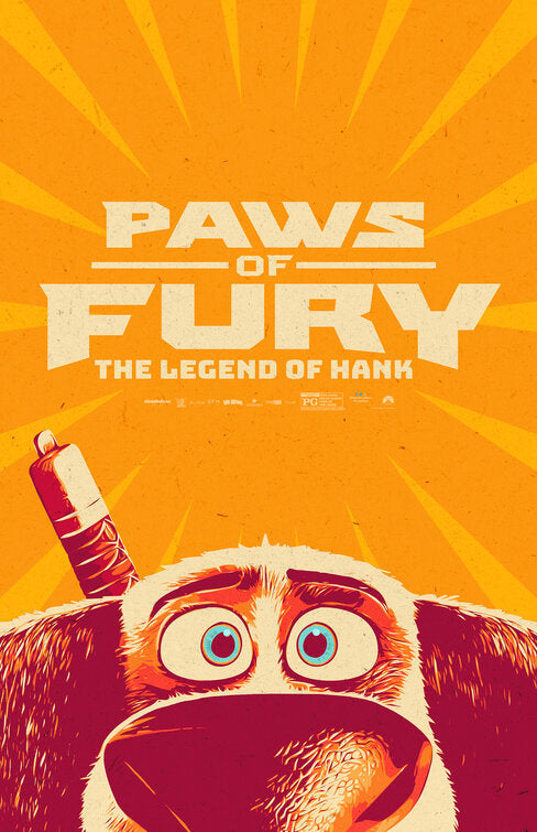 1000 piece jigsaw puzzle for the movie poster: Paws of Fury: The Legend of Hank (2022) ver15