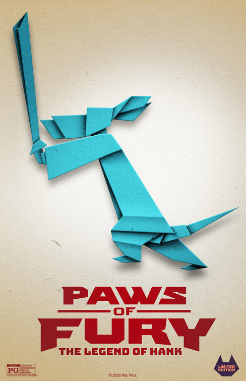 1000 piece jigsaw puzzle for the movie poster: Paws of Fury: The Legend of Hank (2022) ver17