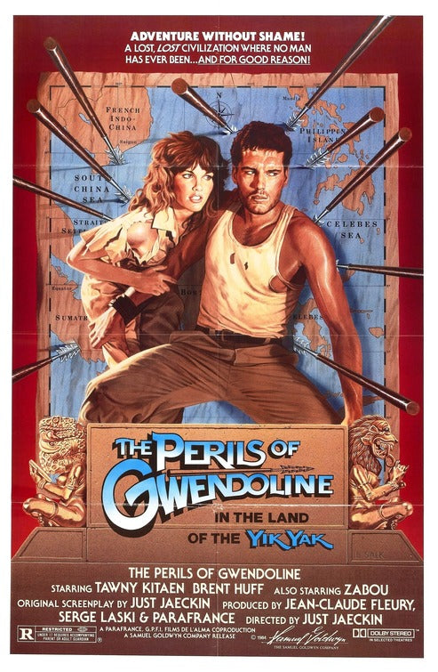 the movie poster: The Perils of Gwendoline in the Land of the Yik Yak (1985)