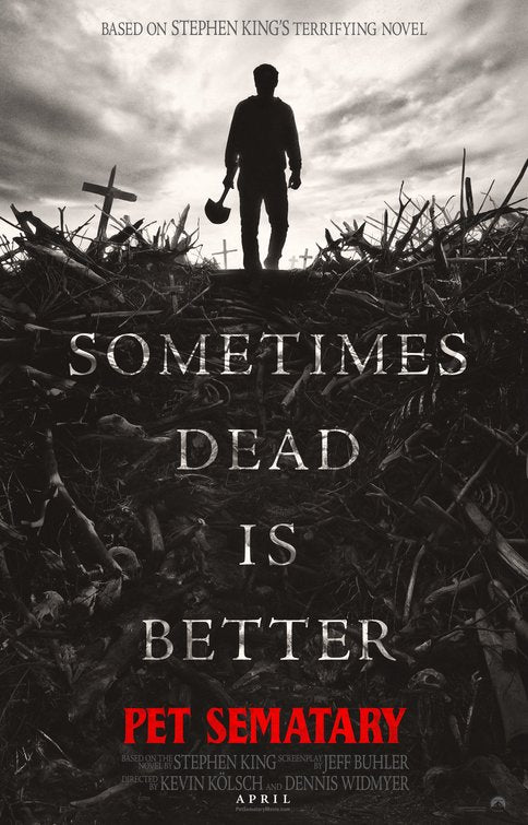 1000 piece jigsaw puzzle for the movie poster: Pet Sematary (2019)