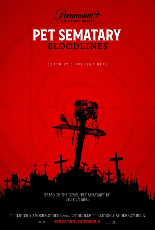 1000 piece jigsaw puzzle for the movie poster: Pet Sematary: Bloodlines (2023)
