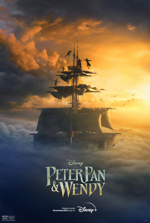 1000 piece jigsaw puzzle for the movie poster: Peter Pan & Wendy (2023)