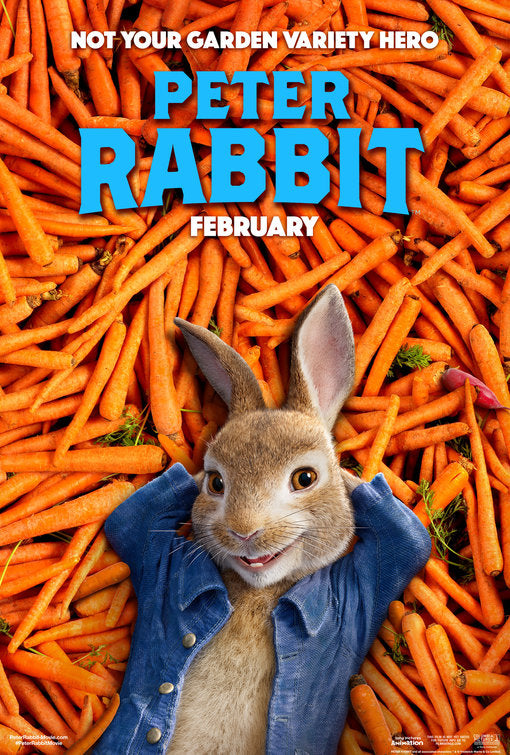 1000 piece jigsaw puzzle for the movie poster: Peter Rabbit (2018) ver2