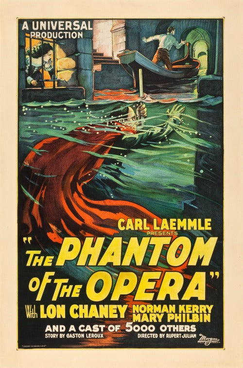 the movie poster: The Phantom of the Opera (1925)