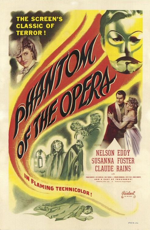 the movie poster: Phantom of the Opera (1943)