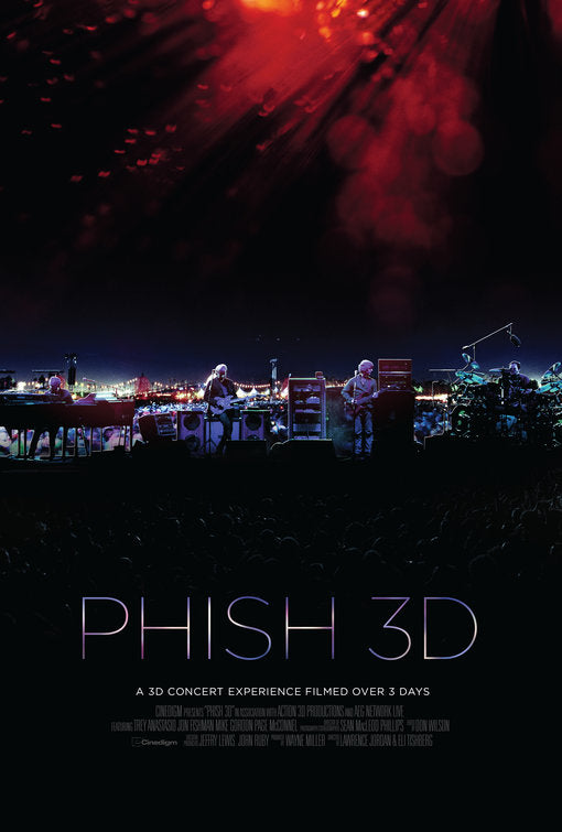1000 piece jigsaw puzzle for the movie poster: Phish 3D (2010)