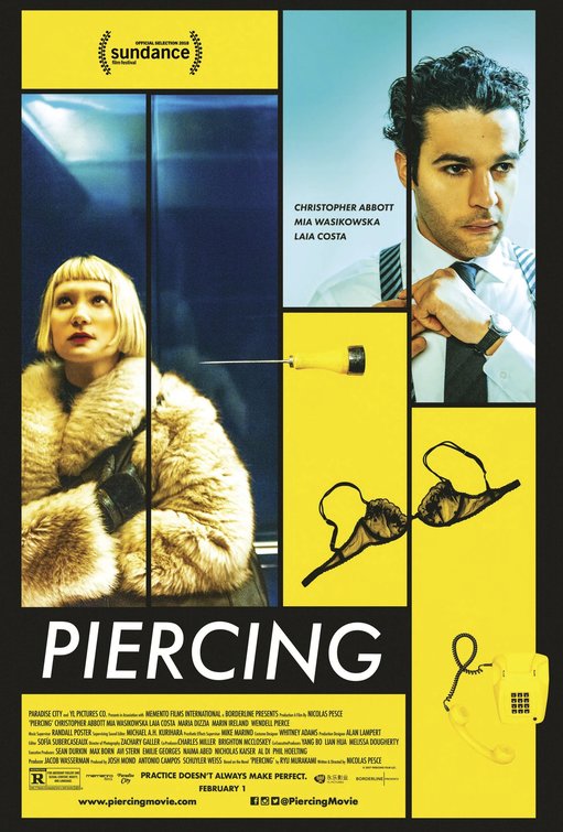 1000 piece jigsaw puzzle for the movie poster: Piercing (2019) ver2