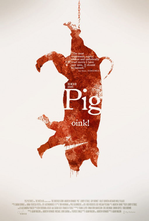 1000 piece jigsaw puzzle for the movie poster: Pig (2010)