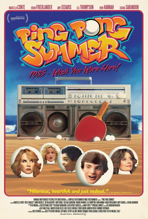 1000 piece jigsaw puzzle for the movie poster: Ping Pong Summer (2014)
