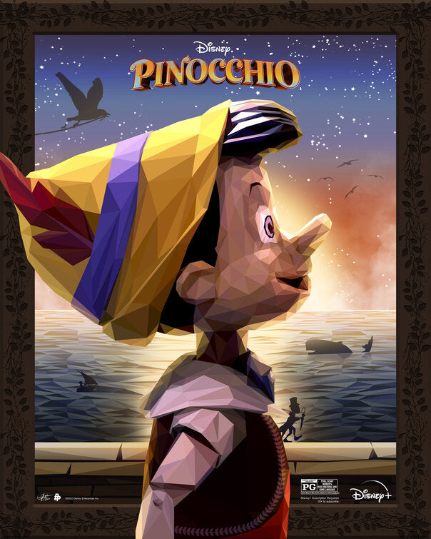 1000 piece jigsaw puzzle for the movie poster: Pinocchio (2022) ver17
