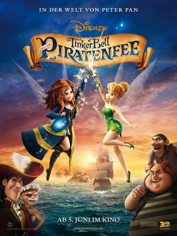 1000 piece jigsaw puzzle for the movie poster: The Pirate Fairy (2014) ver6