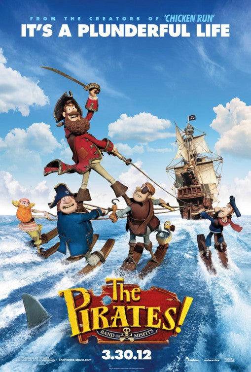 1000 piece jigsaw puzzle for the movie poster: The Pirates! Band of Misfits (2012) ver2