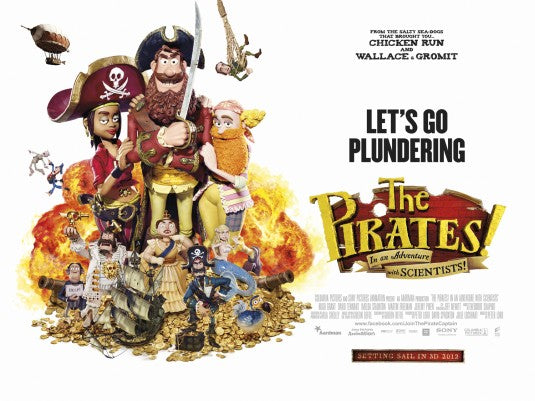 1000 piece jigsaw puzzle for the movie poster: The Pirates! Band of Misfits (2012) ver4