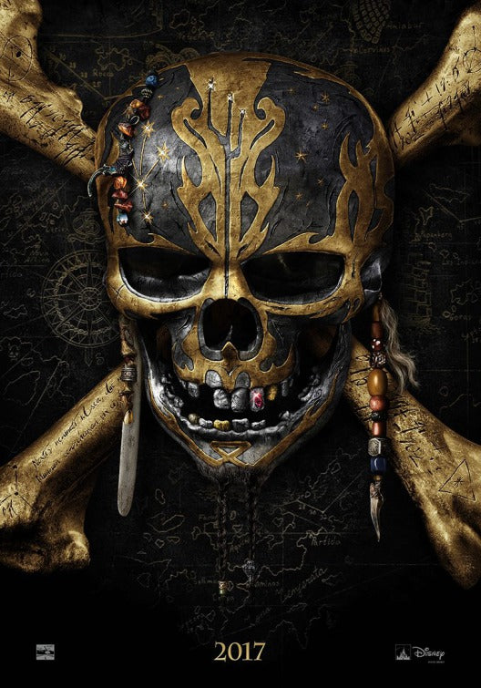 1000 piece jigsaw puzzle for the movie poster: Pirates of the Caribbean: Dead Men Tell No Tales (2017)
