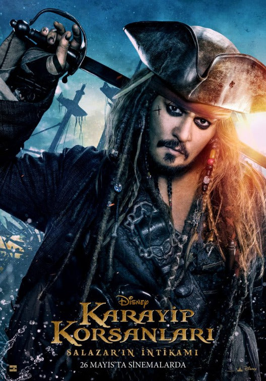 1000 piece jigsaw puzzle for the movie poster: Pirates of the Caribbean: Dead Men Tell No Tales (2017) ver16