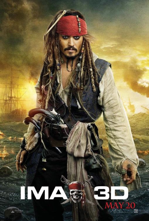 1000 piece jigsaw puzzle for the movie poster: Pirates of the Caribbean: On Stranger Tides (2011) ver10