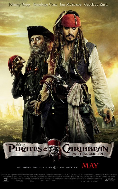 1000 piece jigsaw puzzle for the movie poster: Pirates of the Caribbean: On Stranger Tides (2011) ver14