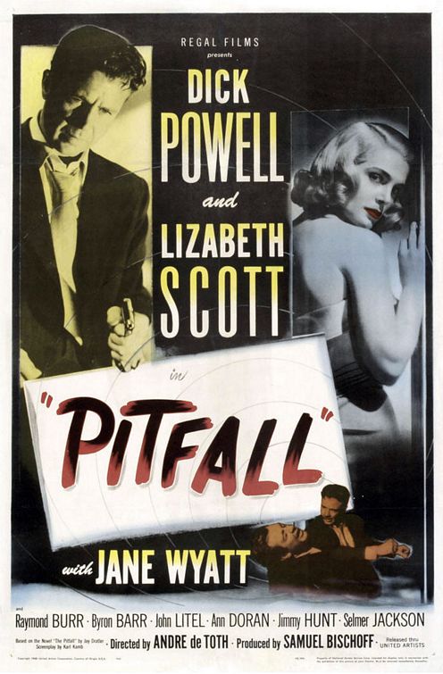 the movie poster: Pitfall (1948)