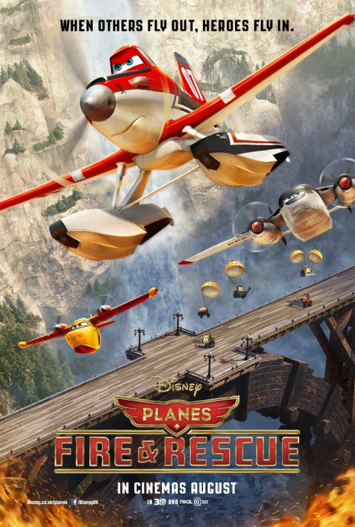 1000 piece jigsaw puzzle for the movie poster: Planes: Fire & Rescue (2014) ver2