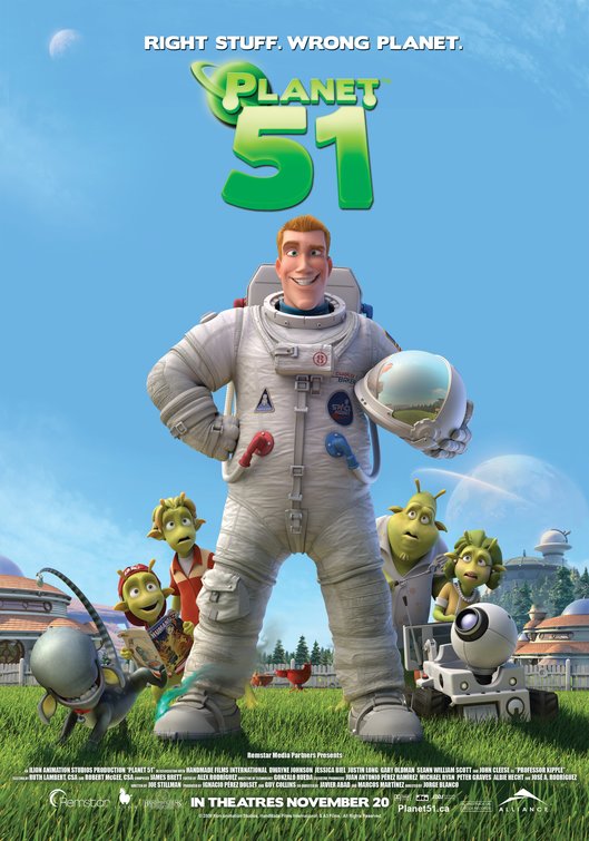 1000 piece jigsaw puzzle for the movie poster: Planet 51 (2009) ver4