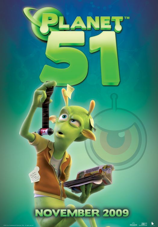 1000 piece jigsaw puzzle for the movie poster: Planet 51 (2009) ver6