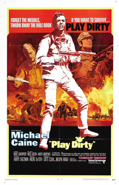 the movie poster: Play Dirty (1969)