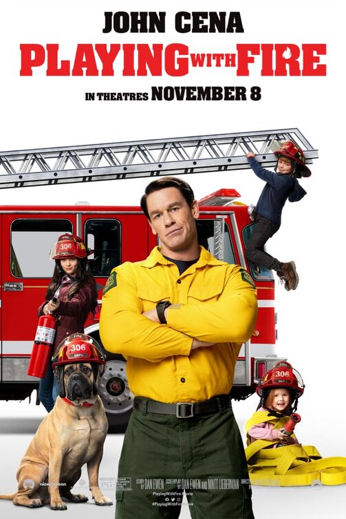 1000 piece jigsaw puzzle for the movie poster: Playing with Fire (2019) ver2