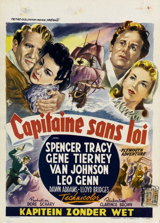 1000 piece jigsaw puzzle for the movie poster: Plymouth Adventure (1952) ver2