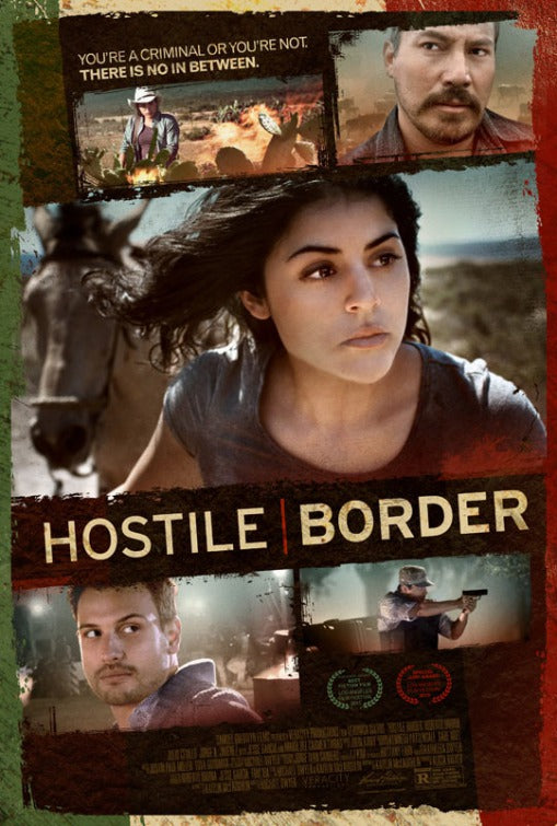 1000 piece jigsaw puzzle for the movie poster: Hostile Border (2016)