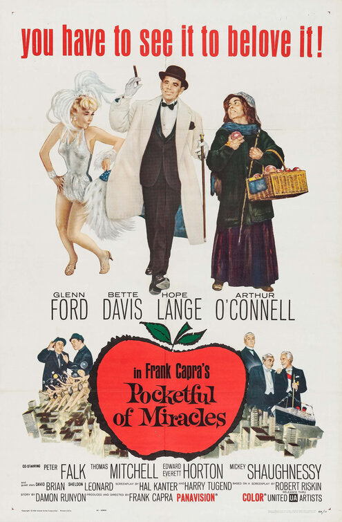 1000 piece jigsaw puzzle for the movie poster: Pocketful of Miracles (1961)